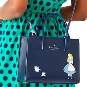 Disney x kate spade new york alice in wonderland shopper crossbody bag